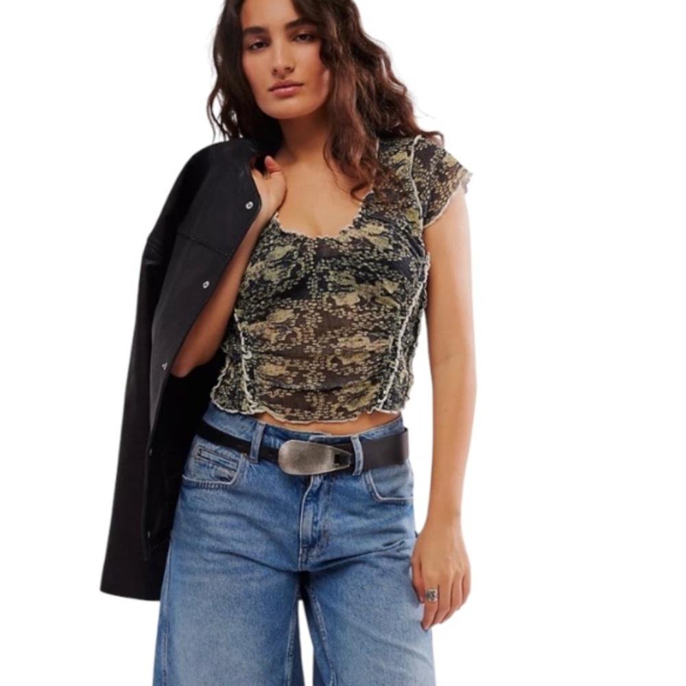 Free People Oh My Baby Tee